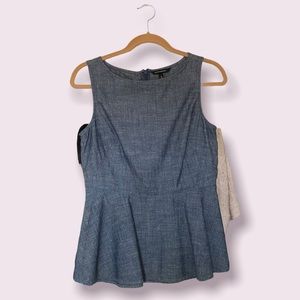 Banana republic peplum top